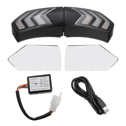 Wireless Turn Signal Brake Light for Motorcycle Helmet LED Safety Warn Lamp