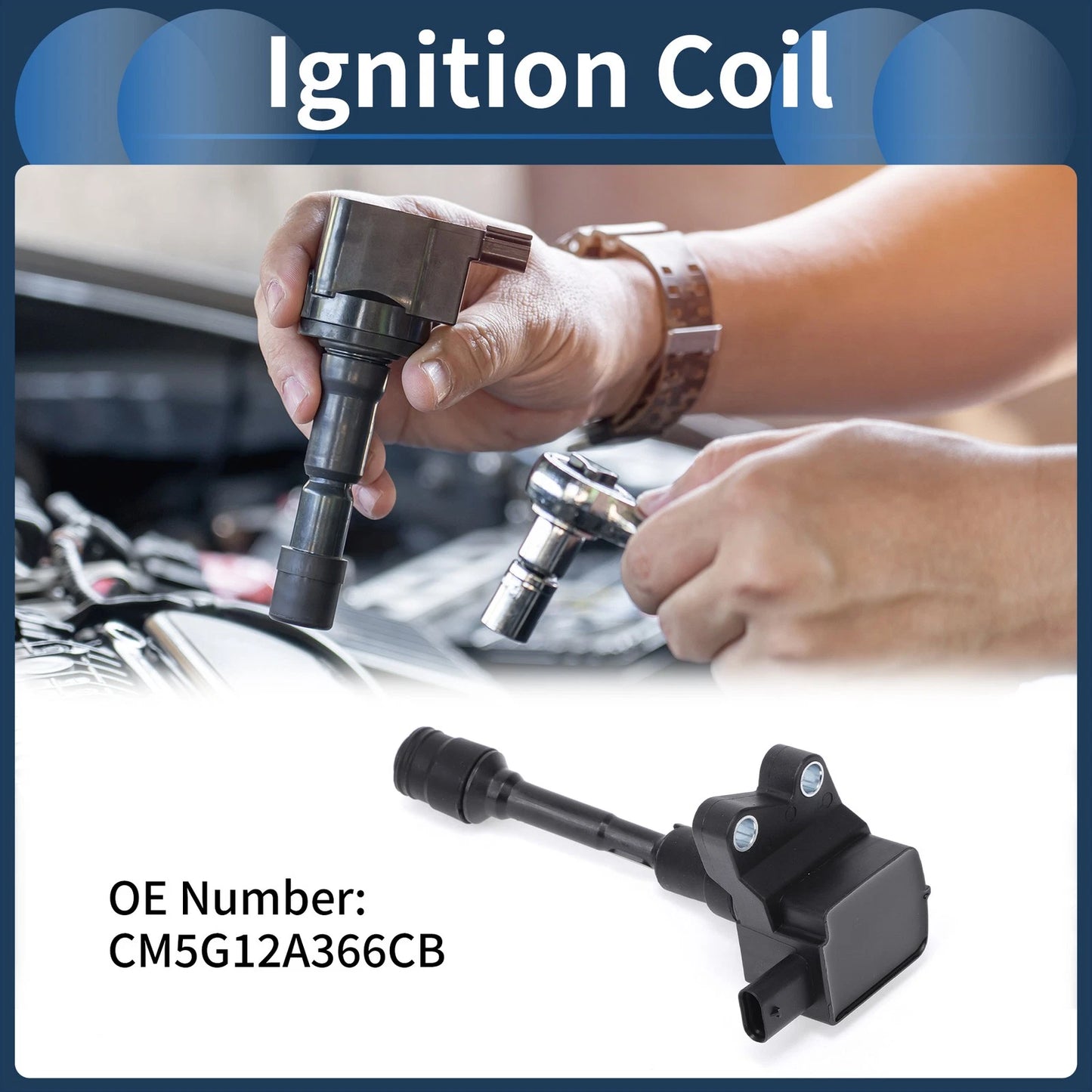 Ignition Coil Pack No.CM5G12A366CB for Ford Focus III (2012–2020)