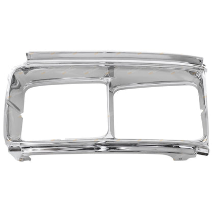 Set of 2 Chrome Headlight Surrounds for Landcruiser FJ80 (1990–1994)