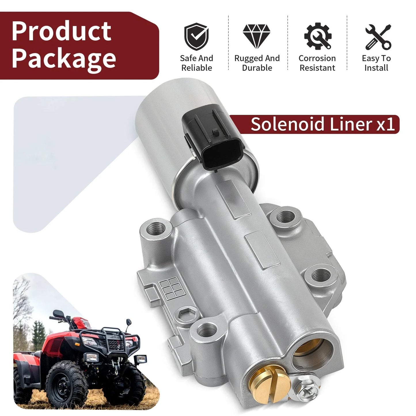 Solenoid Liner for Honda Rancher 420 4x4 AT TRX420FA/FPA (2009–2019)