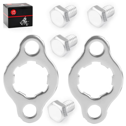 Set of 2 Front Sprocket Retainer Plates for Honda ZB50 (1988) / PC50 (1970)