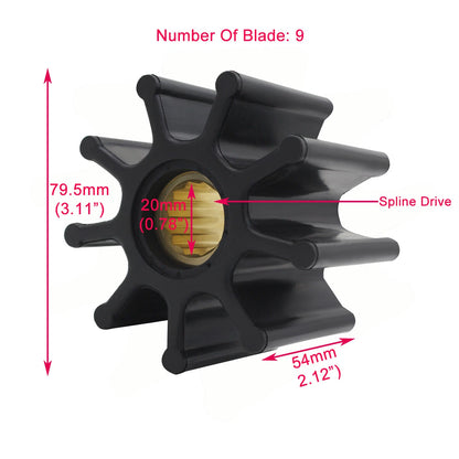 Impeller Kit for Yanmar Raw Sea Water Pump (128620-42201)