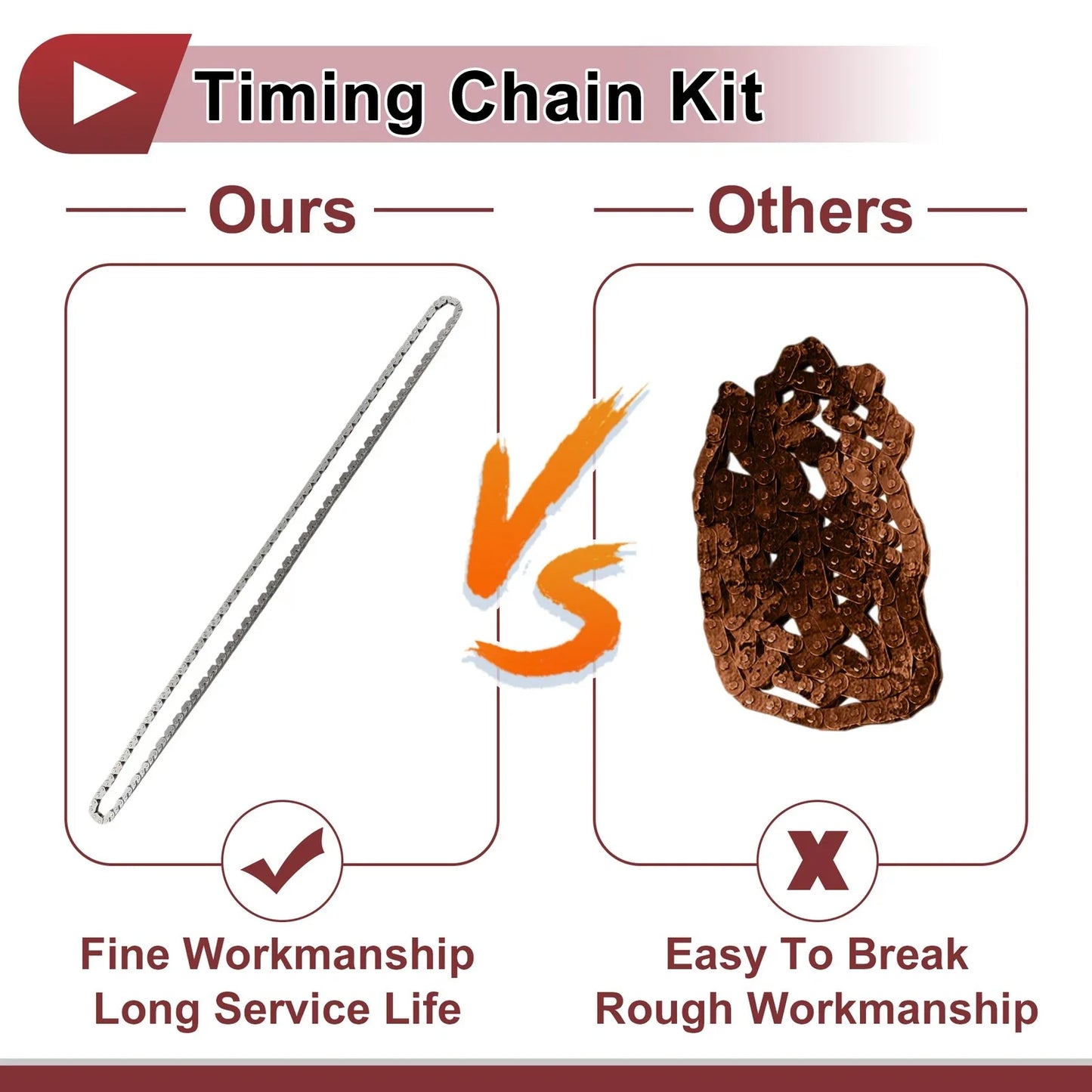 Timing Chain Kit for Honda Accord, CR-V & Acura TSX 2.4L (2003-2011)