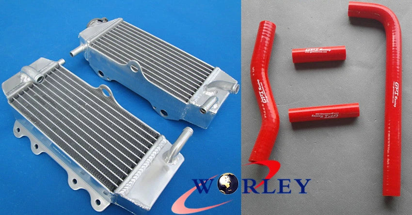Aluminum Radiator & Hose for Yamaha YZF250 YZ250F WR250F (2001–2006)