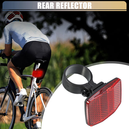 Bike Reflectors for Bicycle (2.8cm, 1.10" ID) - Red
