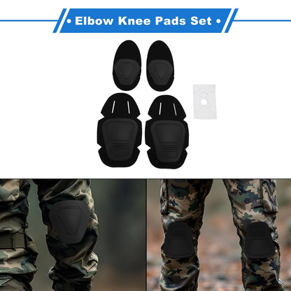 Elbow Knee Pads Set for Protective Gear (One Size)