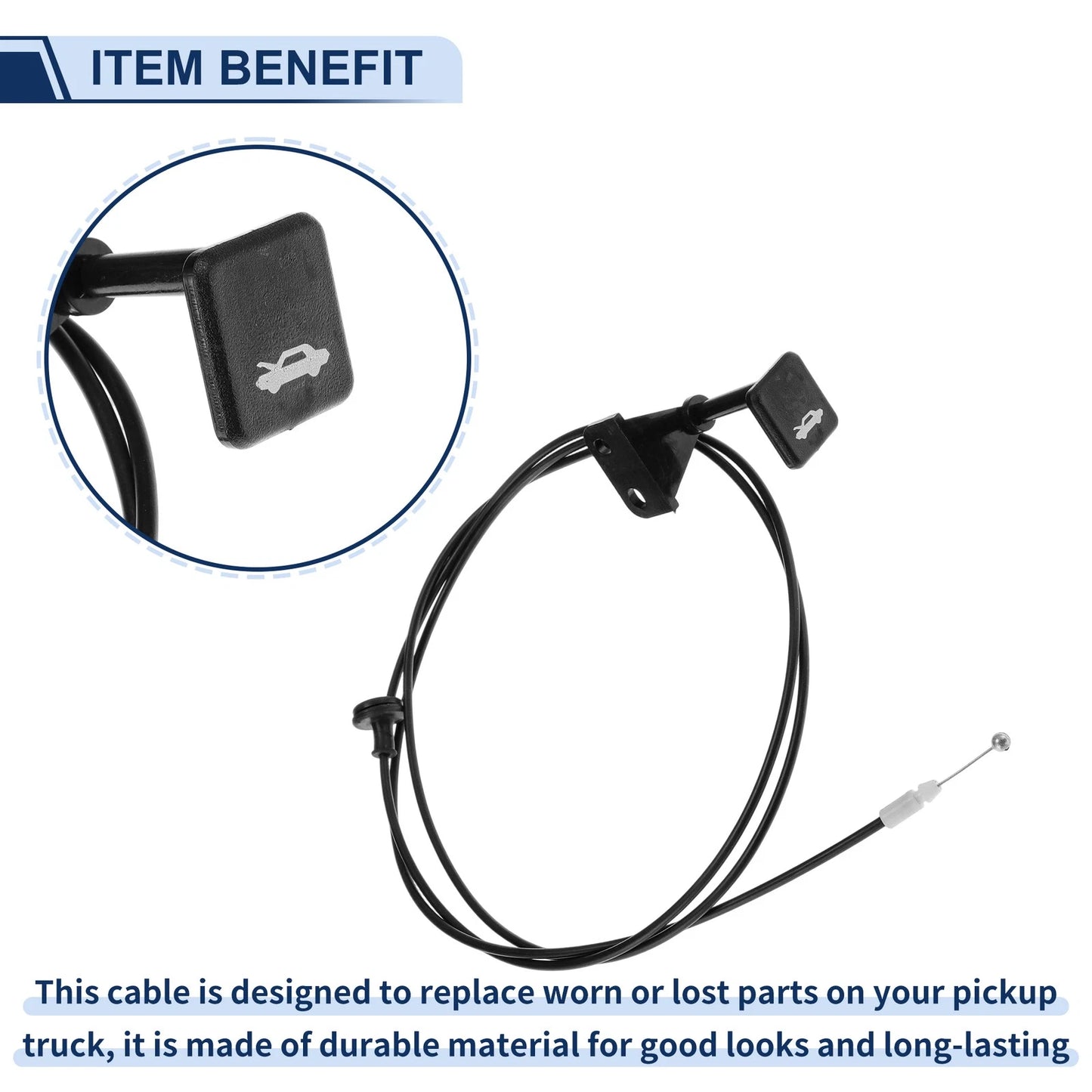 Hood Latch Release Cable for Honda Civic (2001–2005) 74130S5AA01ZA/74130S5DA01ZA