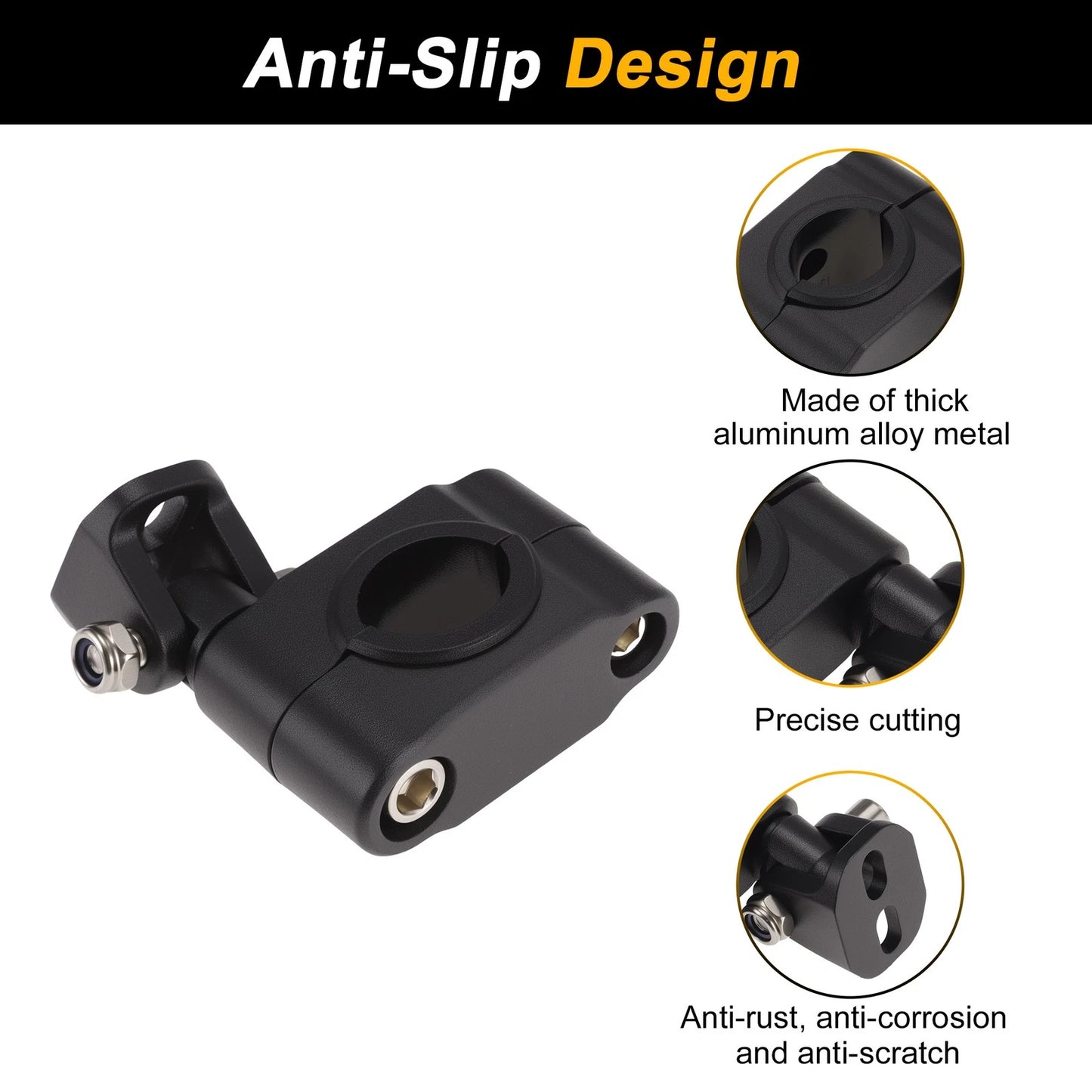 Light Bar Mounting Bracket for Motorcycle (1 Pair)