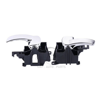 Left & Right Inner Door Handle Chrome for Nissan Navara D40 Frontier(2005–2018)