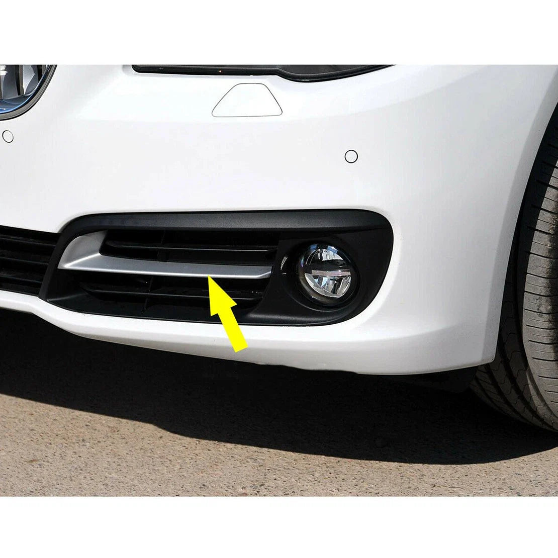 Front Bumper Grille Strip Trim for BMW 5 Series F10 F18 (2014-2016)
