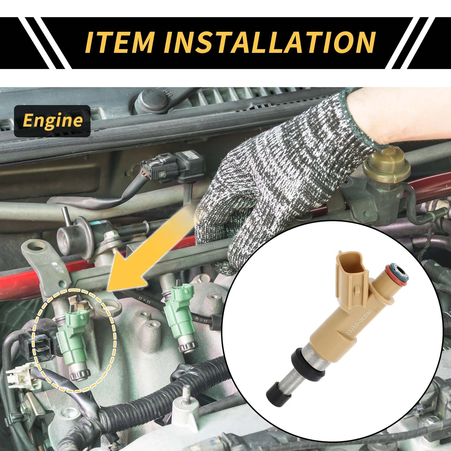 Fuel Injector for Toyota Tundra (2002–2014) 12 Holes