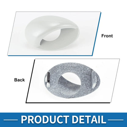 Front Right Side Bumper Headlight Washer Nozzle Cover Cap for BMW M3 White (2008-2013)