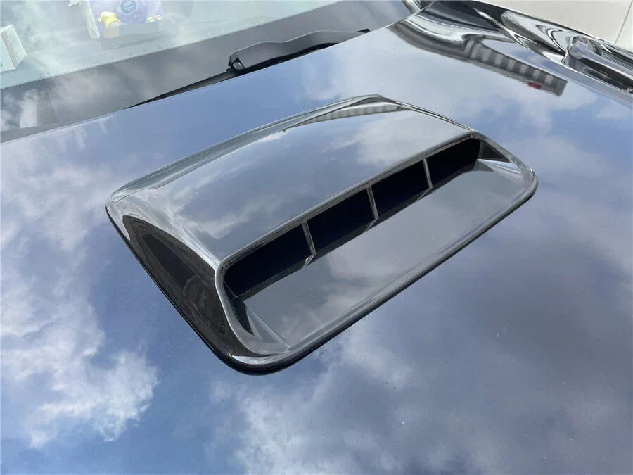 Glossy Universal Car Decorative Air Flow Intake Hood Scoop Vent Cover