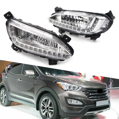ABS LED Daytime Running Lights for Hyundai Santa Fe/IX45 (2013-2015)
