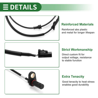 ABS Wheel Speed Sensor No. 599103X360 for Hyundai Elantra (2010–2013)