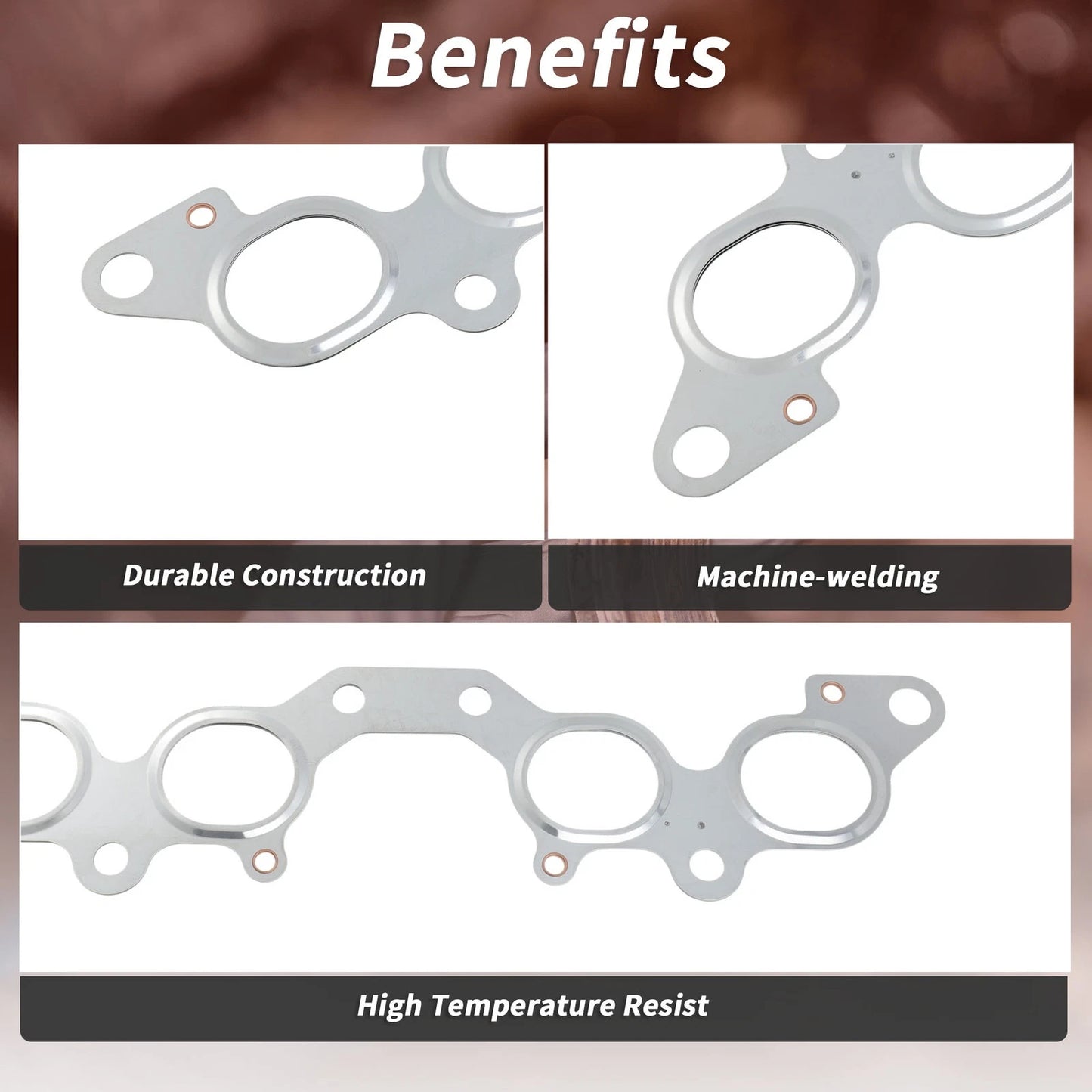 Exhaust Manifold Header Gasket for Toyota Avensis (1997–2000) No. 1717374040