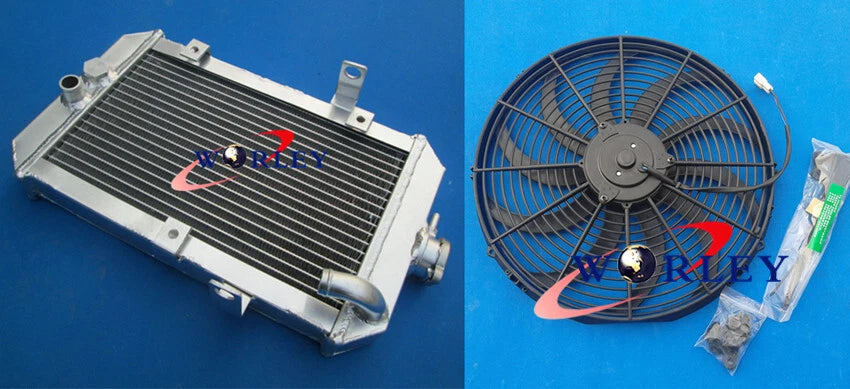 Aluminum Radiator with Fan for Yamaha Raptor 660 YFM660R (2002–2005)