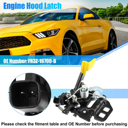 Hood Latch Lock for Ford Mustang (2015–2019) FR3Z-16700-A FR3Z-16700-B