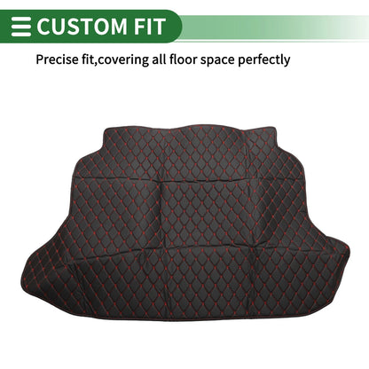 Cargo Liner Trunk Mat for Honda CR-V (2002–2006) 3D Diamond Pattern Black XPE