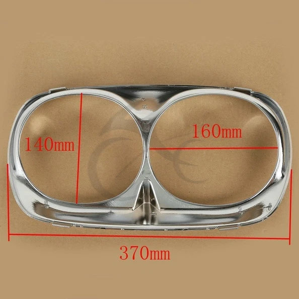 Headlight Bezel Scowl Outer Fairing Extension for Harley Road Glide (98-13)