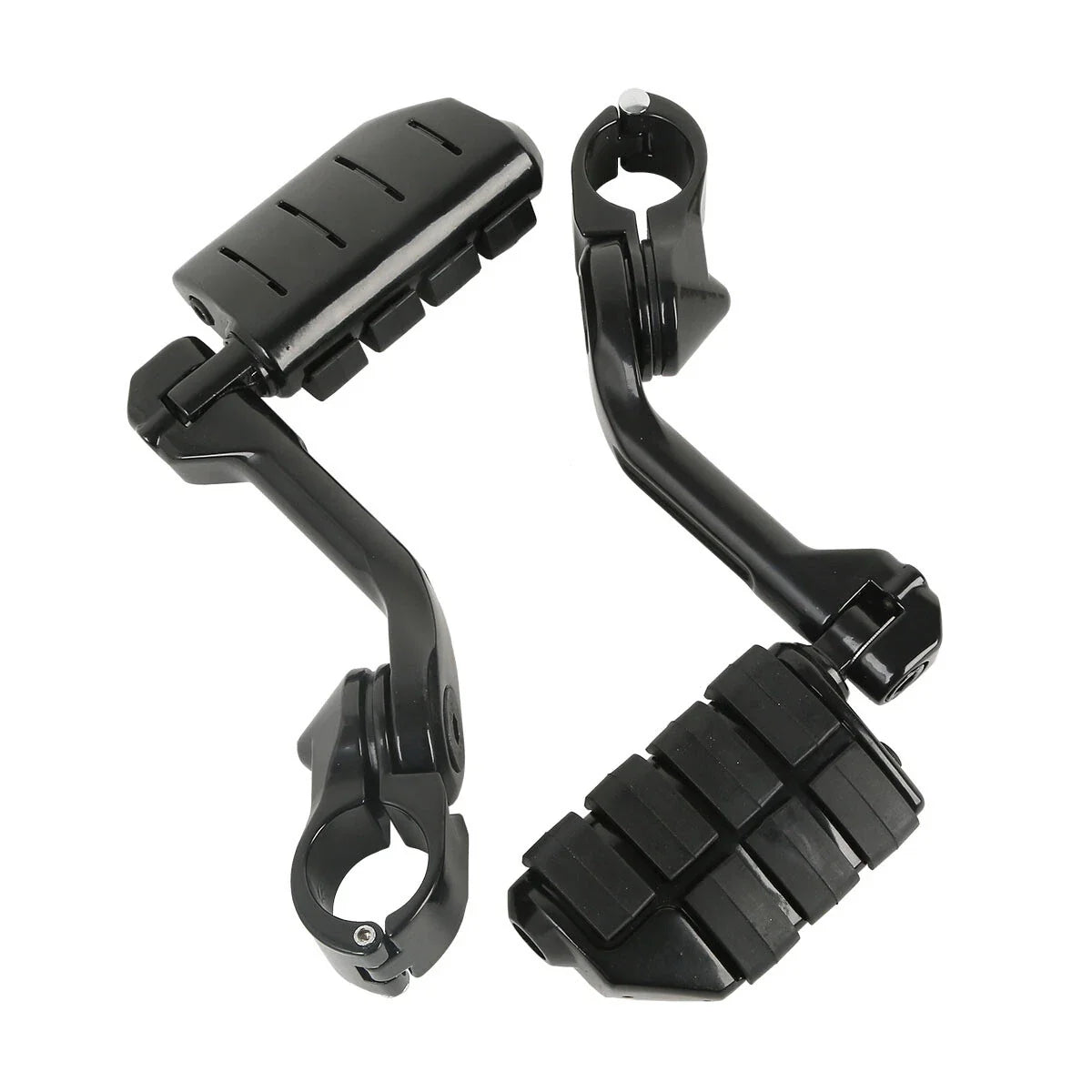 1 1/4" Highway Bar Engine Guard Footpegs for Harley Touring