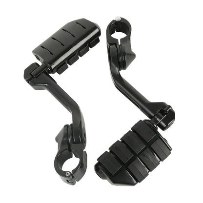 1 1/4" Highway Bar Engine Guard Footpegs for Harley Touring