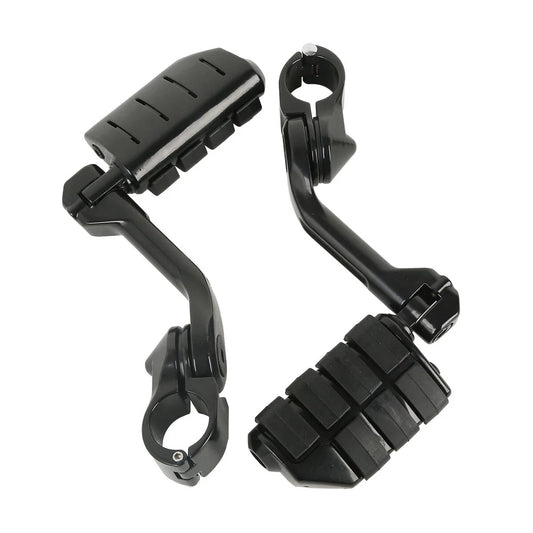 1 1/4" Highway Bar Engine Guard Footpegs for Harley Touring