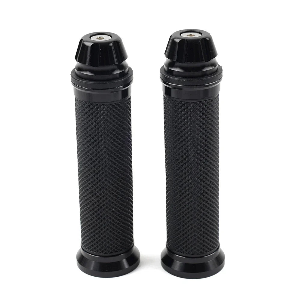 7/8" Black Handle Bar Hand Grips for Yamaha, Honda, Suzuki
