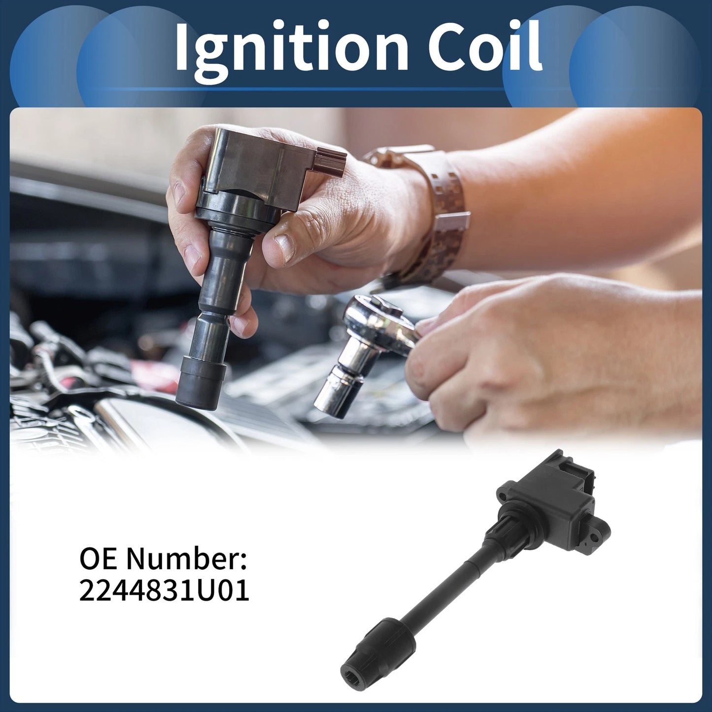 Ignition Coil Pack No. 2244831U01 for Infiniti I30 3.0L V6 (1996–1999)