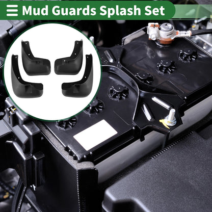 Mud Flaps Splash Guards for Chevrolet Captiva (2009–2019) W/ Mounts