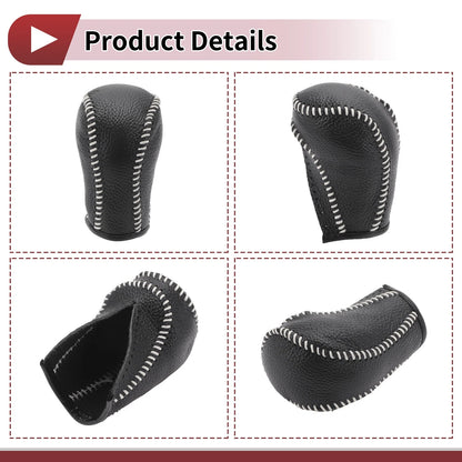 1Pc Gear Shift Knob Cover for Mazda CX-5 (2013–2014) Black Beige