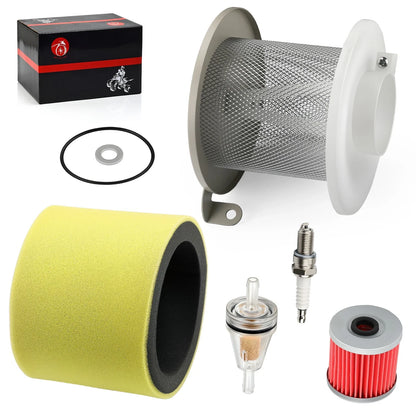 Air Filter Oil Filter & Guide Kit for Kawasaki Bayou 220/250 (1995–2004)