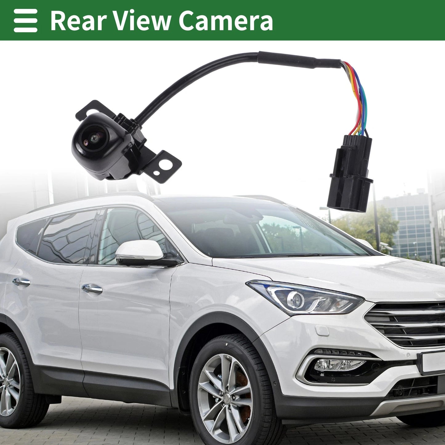 Rear View Camera for Hyundai Santa Fe (2013–2018) 120-180 Degree