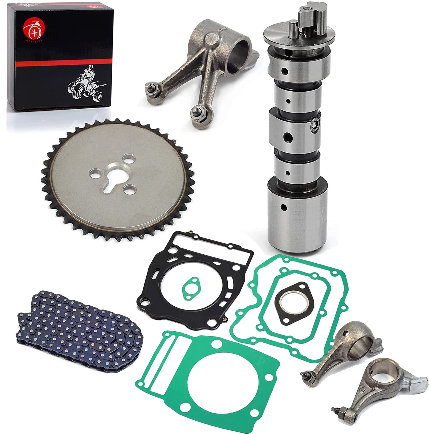 Rocker Arm Camshaft Timing Chain Gaskets Kit for Polaris ATP Magnum 500 (2000–2007)