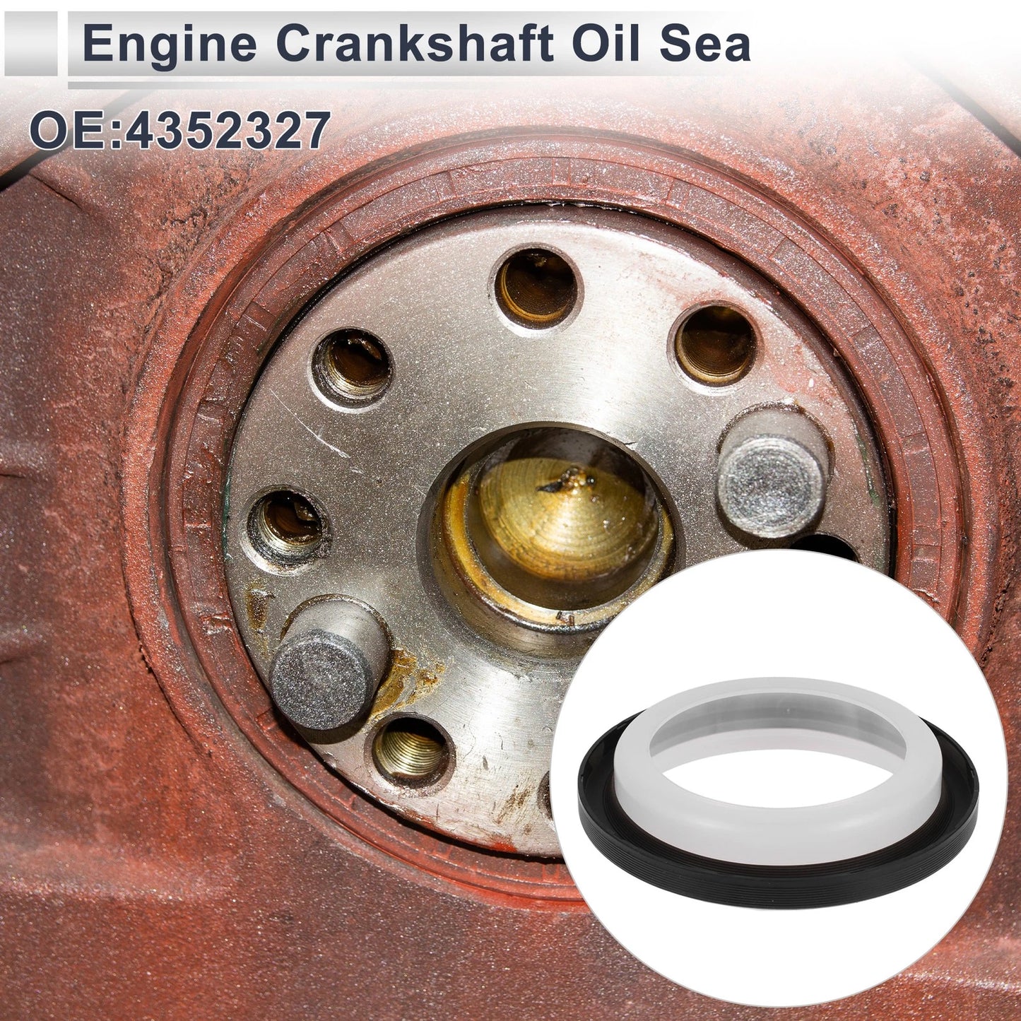 Rear Crankshaft Oil Seal for Jaguar S-Type (2002–2007) No. 4352327 NBR Rubber