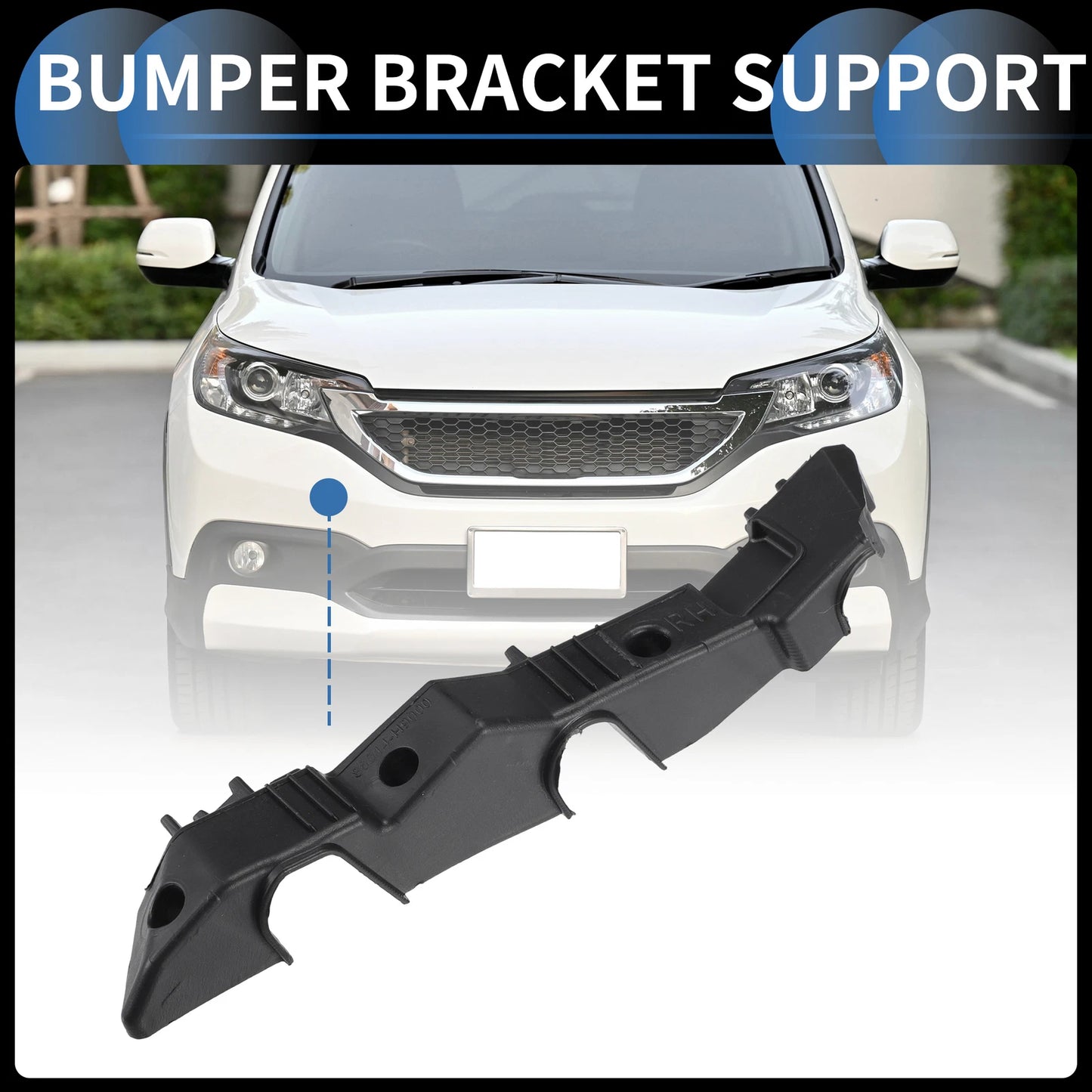 1pc Right Front Bumper Retainer Bracket No.86514H9000 for Hyundai Elantra (2021–2023)