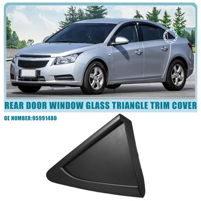 Left Rear Door Window Glass Triangle Trim Cover No. 95991480 for Chevrolet Cruze (2011–2016)