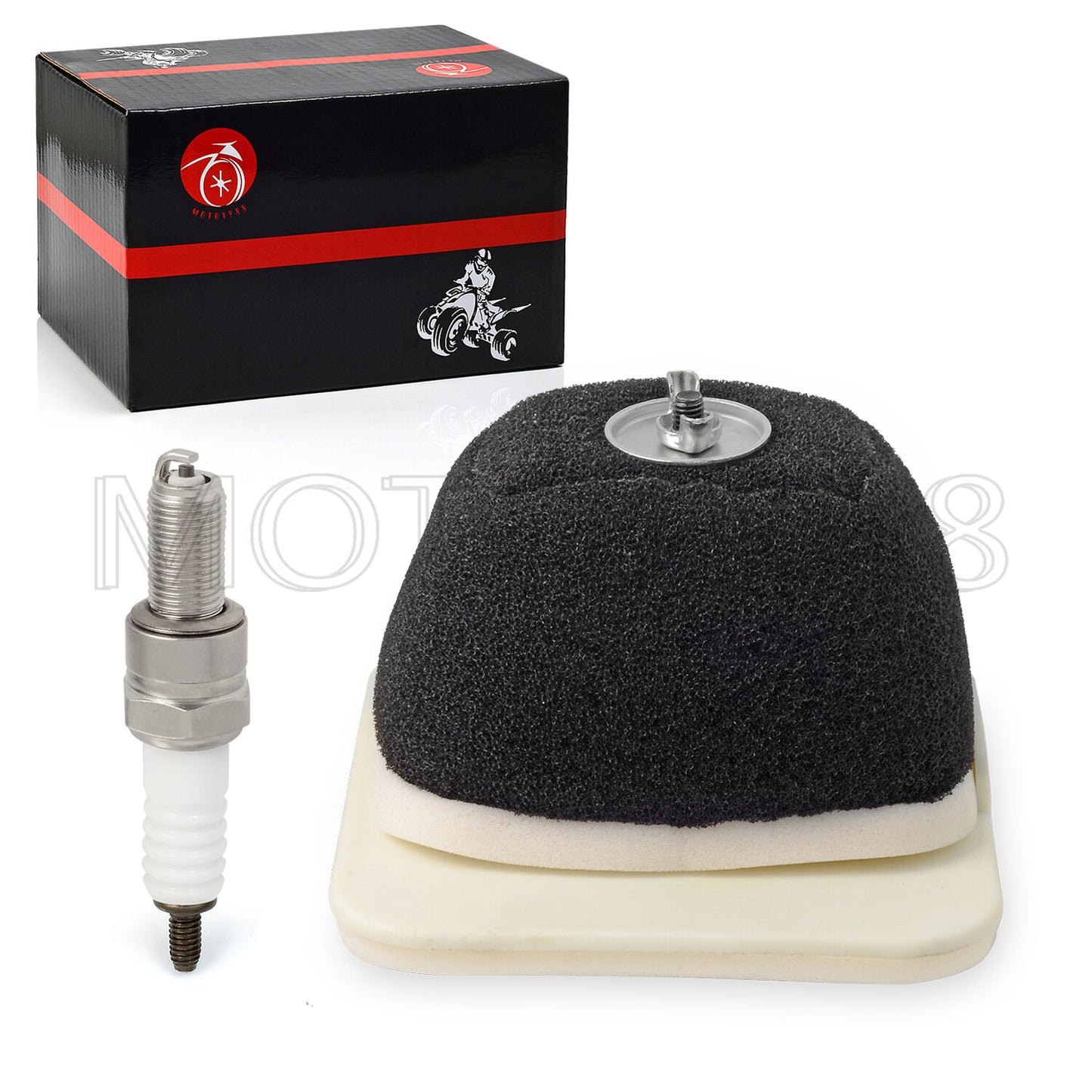 Air Filter Element & Spark Plug for Yamaha TTR125L (2000–2008)