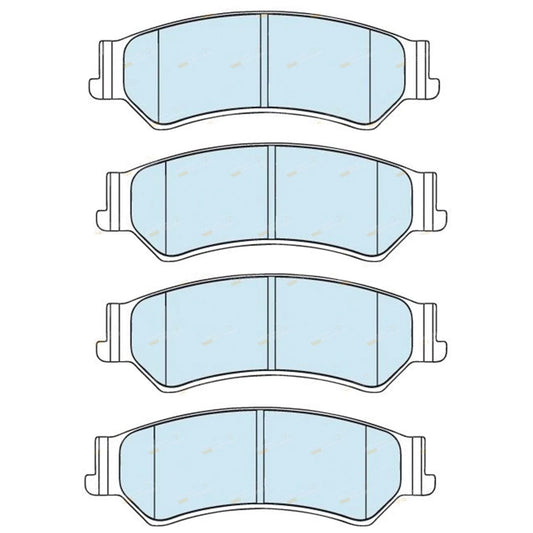 4WD Rear Disc Brake Pad Set for Ford Territory SX SY SZ Wagon (2004 - 2016)