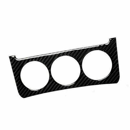 4X Interior Steering Wheel Panel Cover for Nissan 350Z (2006–2009) Carbon Fiber