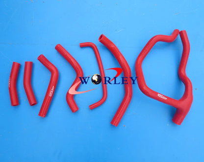 BLACK Silicone Radiator Hose Set for HONDA XRV750 AFRICA TWIN (1990-2003)