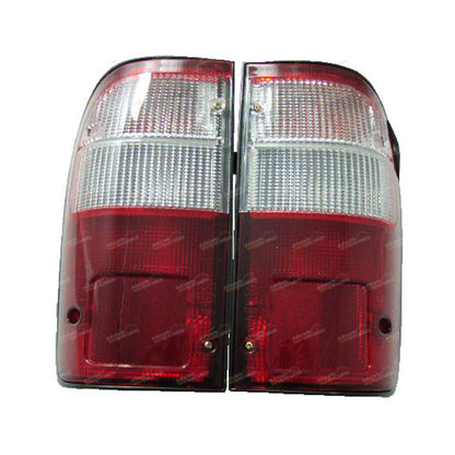 Clear Tail Lights Pair for Toyota Hilux Ute (1997–2005)