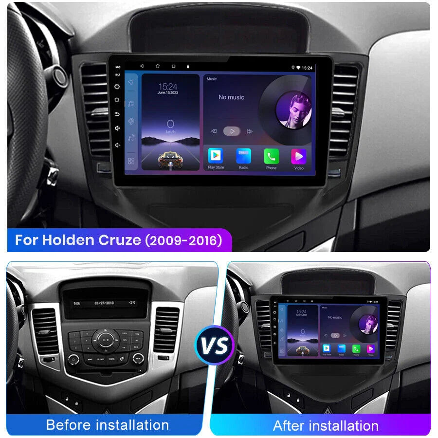 9" Wireless CarPlay Android Auto Head Unit for Holden Cruze (2009-2016)