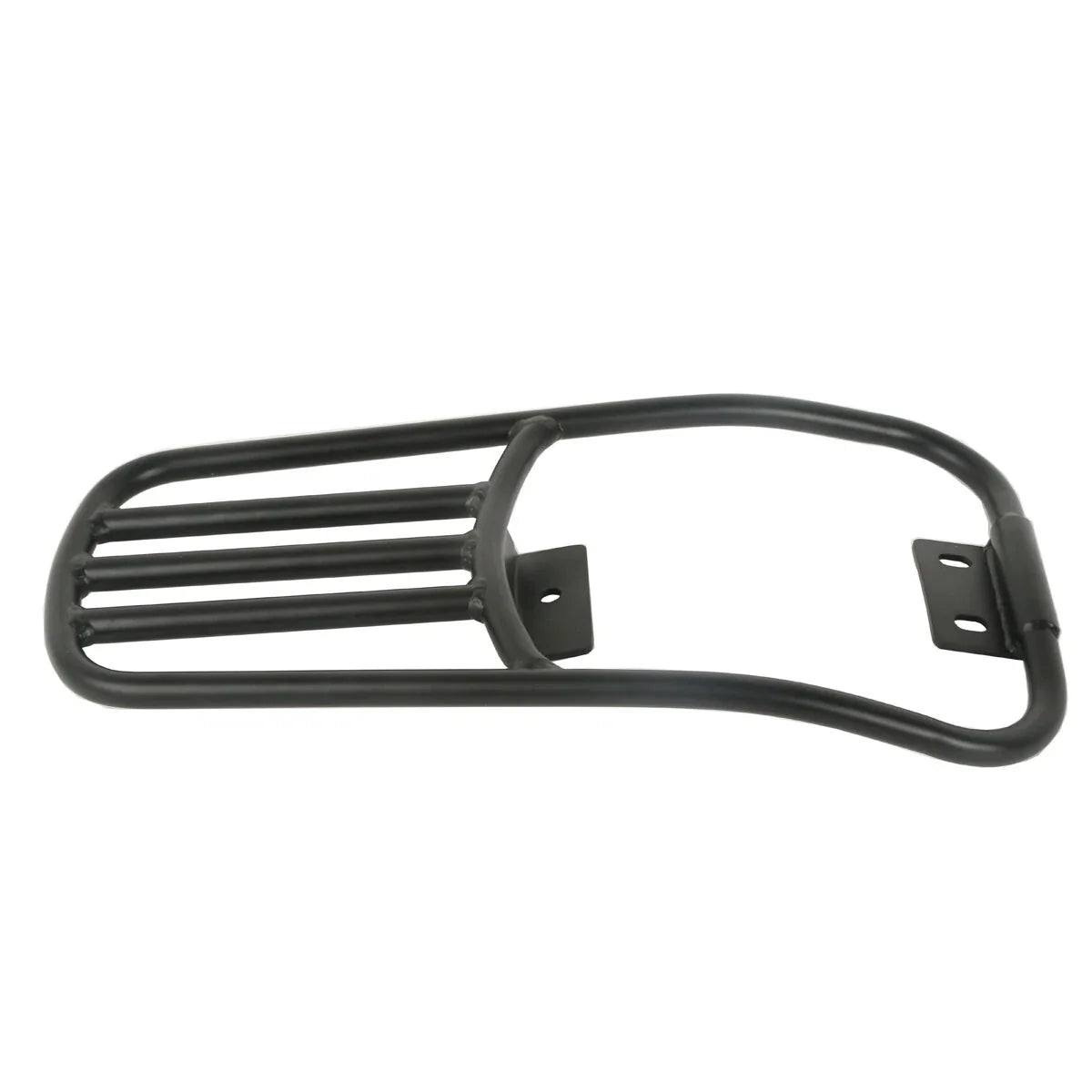 Black Rear Fender Luggage Rack for Harley Softail Deluxe (2005-2017)