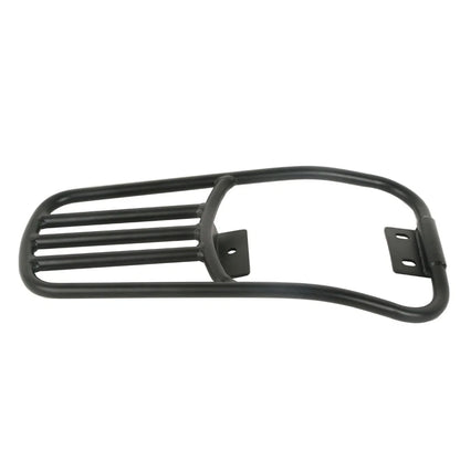 Black Rear Fender Luggage Rack for Harley Softail Deluxe (2005-2017)
