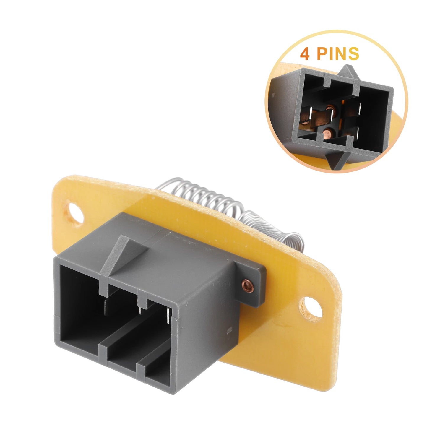 4C2Z19A706BA HVAC Blower Motor Resistor for Ford F-150 F-250 F-350 (1990–1996)