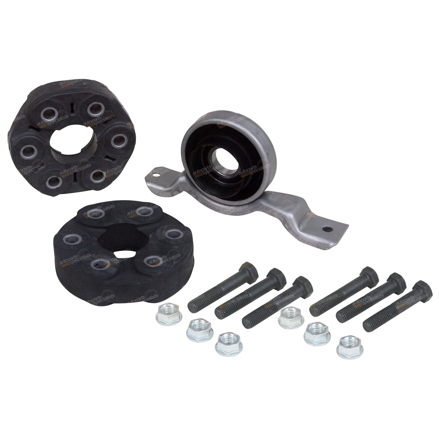 2 Driveshaft Couplings + Centre Bearing for Berlina VX (2000–2002)