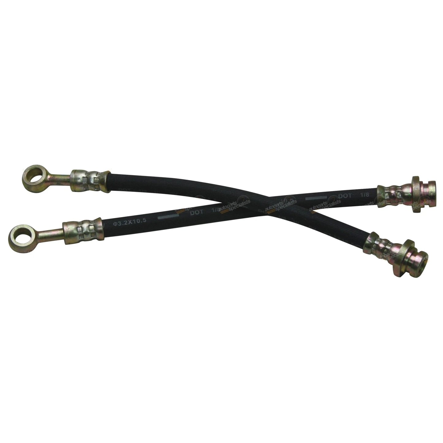 Set of 2 Rear Brake Line Hoses for Nissan Patrol GQ Y60 (1988–1997)