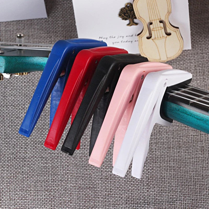 Only Fit Ukulele Capo – Zinc Alloy with String Puller, 6 Colors for Only Fit Ukulele