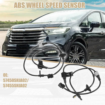 2 x Front Left Right ABS Sensors for Honda Odyssey (2011-2017)
